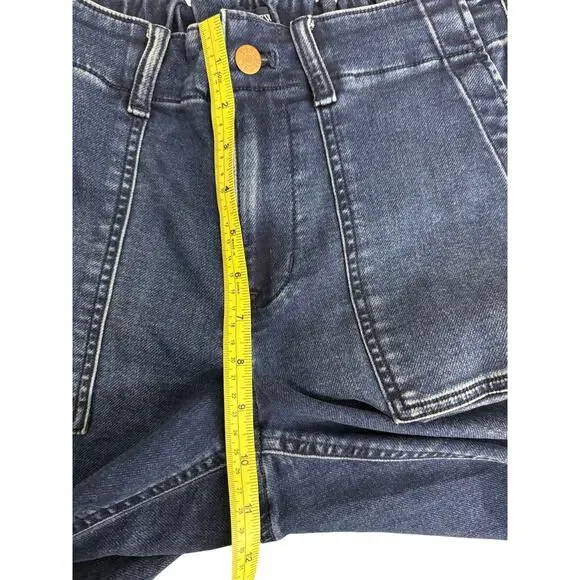NWT J.Crew Utility Jogger Jeans Signature Stretch Maison Blue Wash Size 28